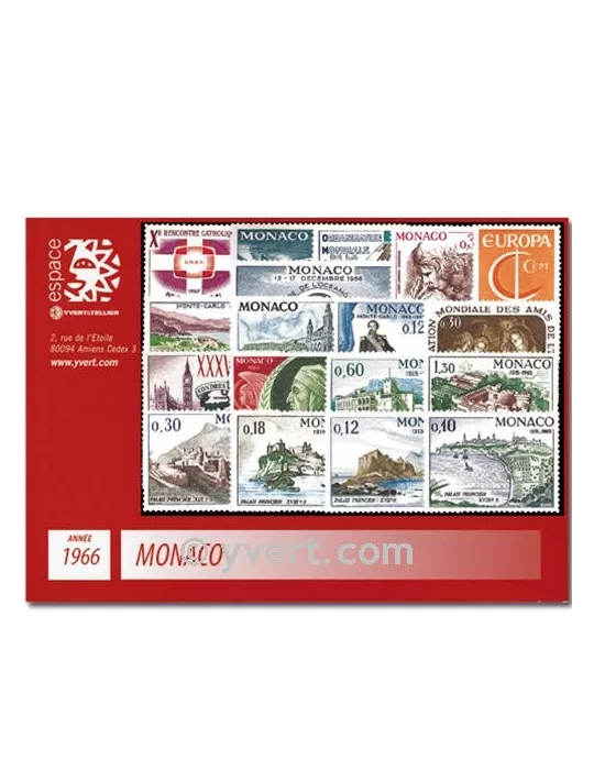 n° 677/707 - Timbre Monaco Année complète (1966)