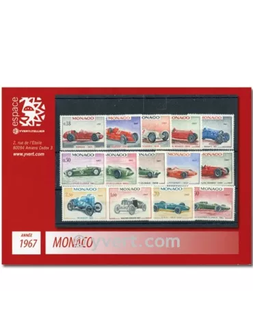 n° 708/735 - Timbre Monaco Année complète (1967)