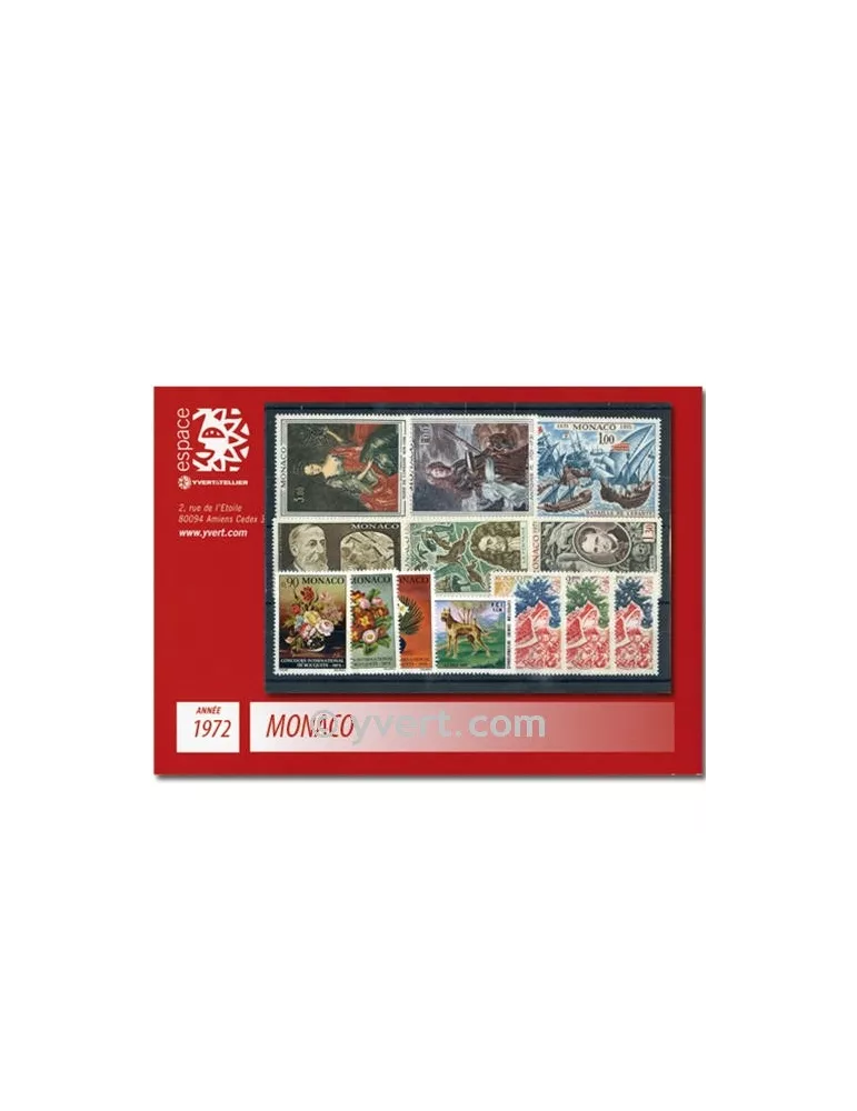 n° 867/915 - Timbre Monaco Année complète (1972)