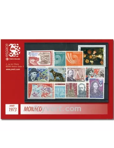 n° 916/952 - Timbre Monaco Année complète (1973)