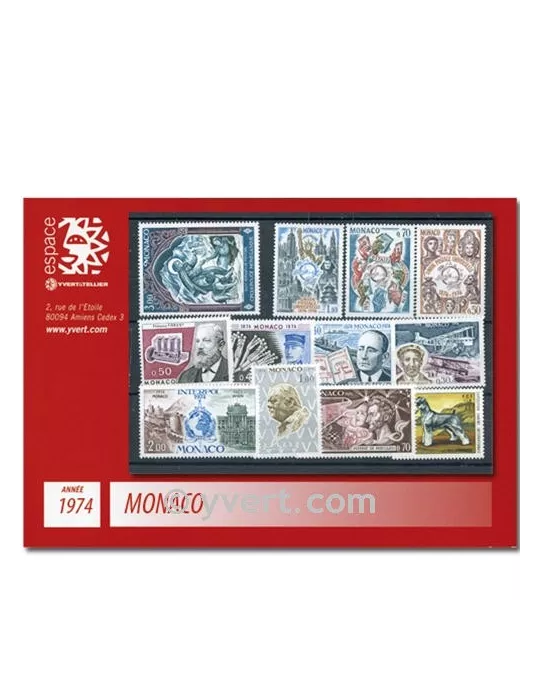 n° 953/1002 - Timbre Monaco Année complète (1974)