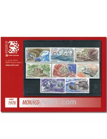 n° 1125/1174 - Timbre Monaco Année complète (1978)