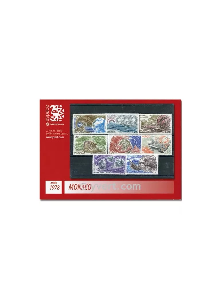 n° 1125/1174 - Timbre Monaco Année complète (1978)