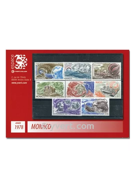 n° 1125/1174 - Timbre Monaco Année complète (1978)