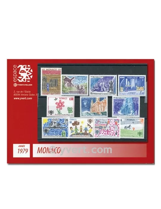 n° 1175/1208 - Timbre Monaco Année complète (1979)