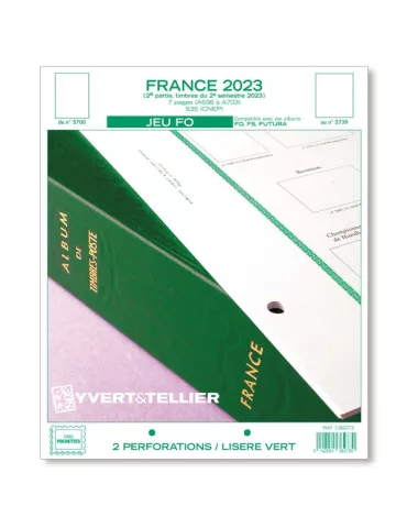 FRANCE FO : 2023 - 2E SEMESTRE (JEUX SANS POCHETTES)