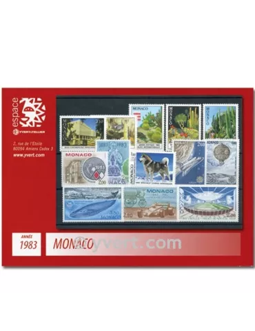 n° 1359/1403 - Timbre Monaco Année complète (1983)