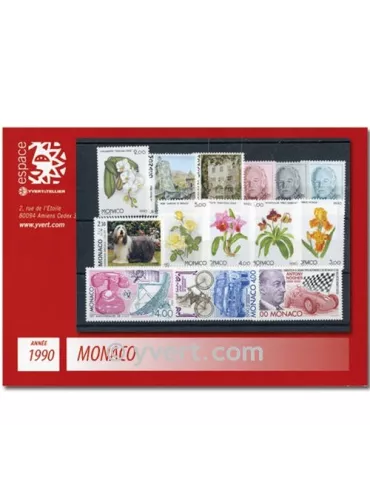 n° 1705/1752 - Timbre Monaco Année complète (1990)