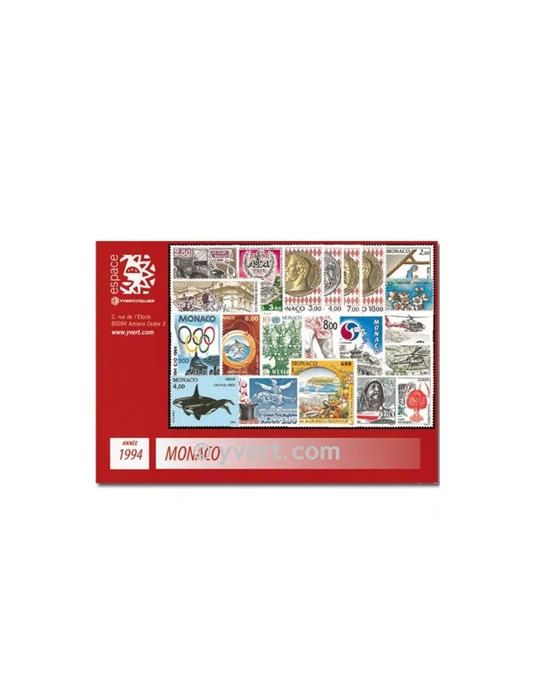 n° 1915/1970 - Timbre Monaco Année complète (1994)