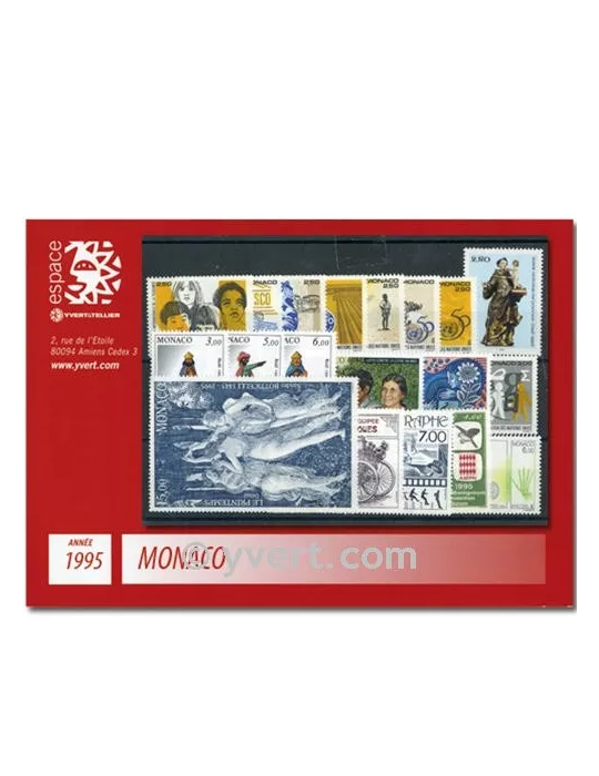 n° 1971/2025 - Timbre Monaco Année complète (1995)