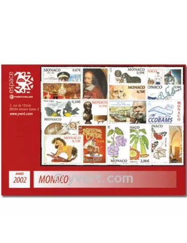 n° 2319/2381 - Timbre Monaco Année complète (2002)