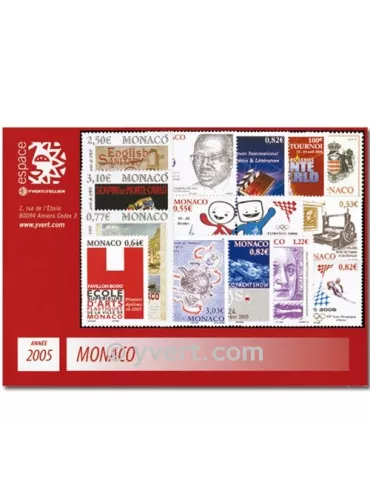 n° 2479/2527 - Timbre Monaco Année complète (2005)