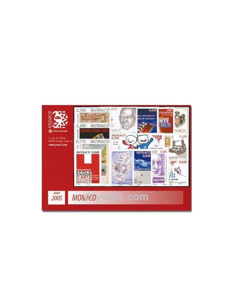 n° 2479/2527 - Timbre Monaco Année complète (2005)