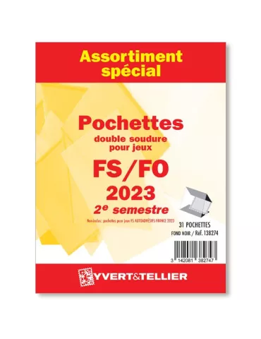 Assortiment de pochettes (double soudure) : 2023-2e semestre