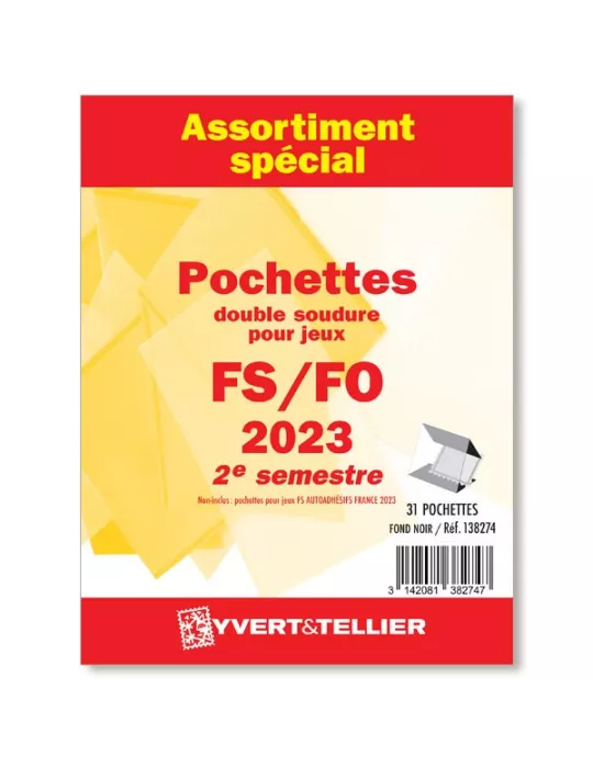 Assortiment de pochettes (double soudure) : 2023-2e semestre