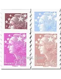 n° 286/290 - Timbre France Autoadhésifs