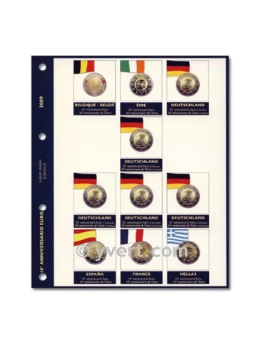 Recharges 2 EUROS commémoratifs 2009 (UEM) - MARINI®