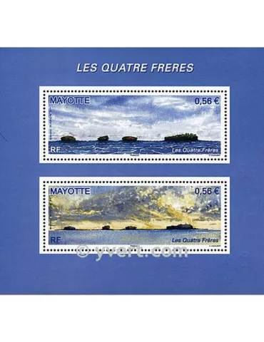 n° 228/229 (BF 6) - Timbre Mayotte Poste