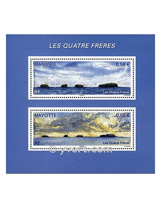 n° 228/229 (BF 6) - Timbre Mayotte Poste