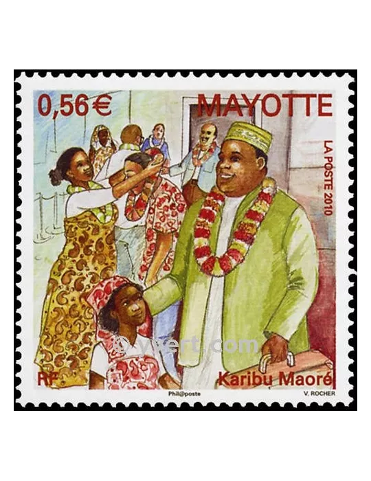 n° 232 - Timbre Mayotte Poste