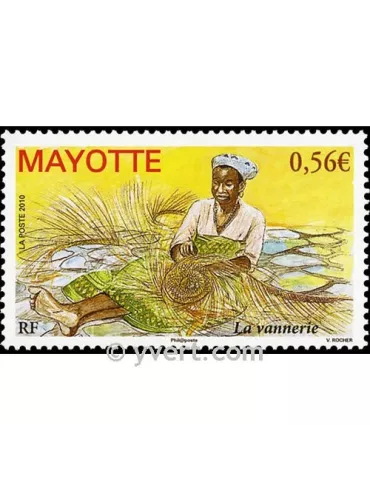 n° 233 - Timbre Mayotte Poste