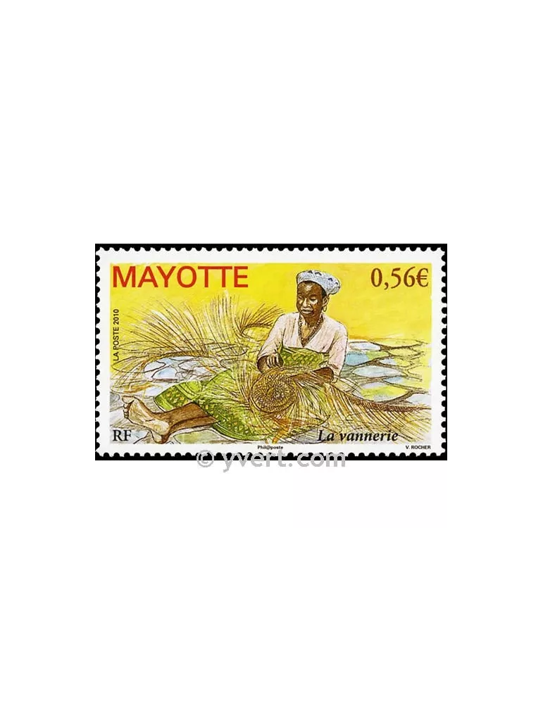 n° 233 - Timbre Mayotte Poste
