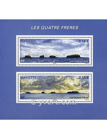 n° 6 - Timbre Mayotte Blocs et feuillets