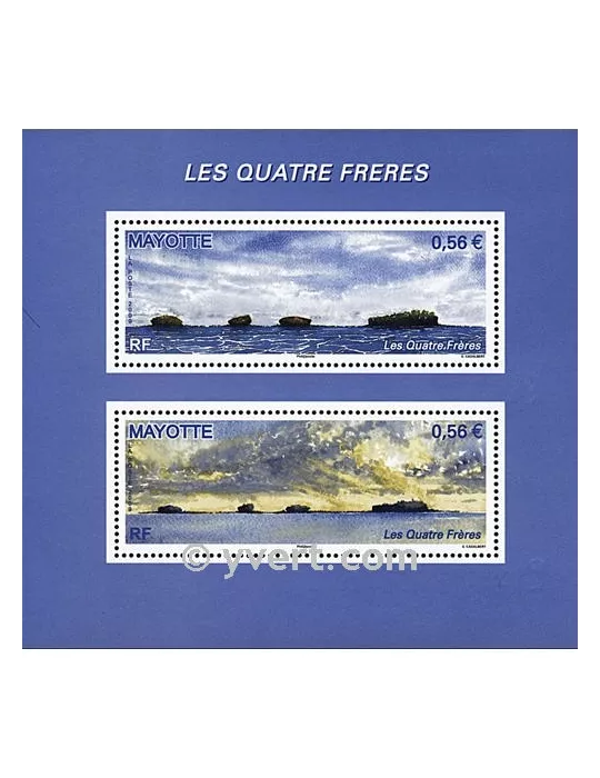 n° 6 - Timbre Mayotte Blocs et feuillets