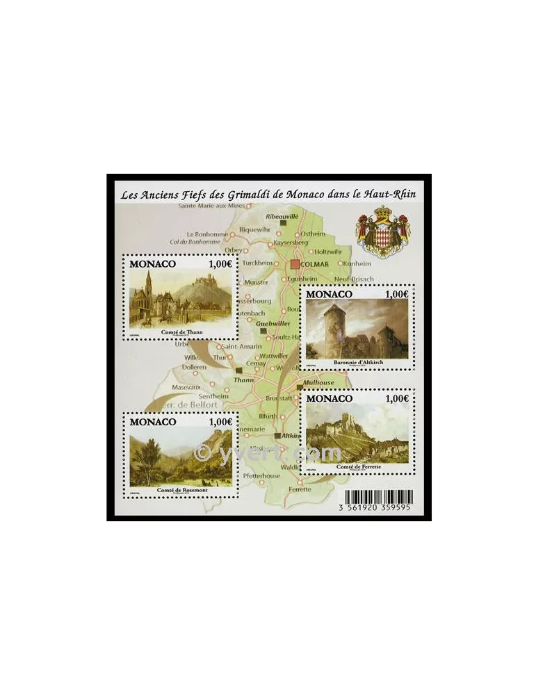 n° 98 - Timbre Monaco Bloc et feuillets