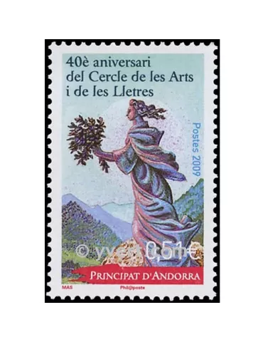 n° 678 - Timbre Andorre Poste