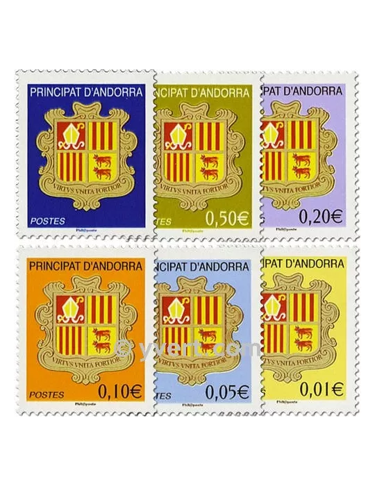 n° 681/686 - Timbre Andorre Poste