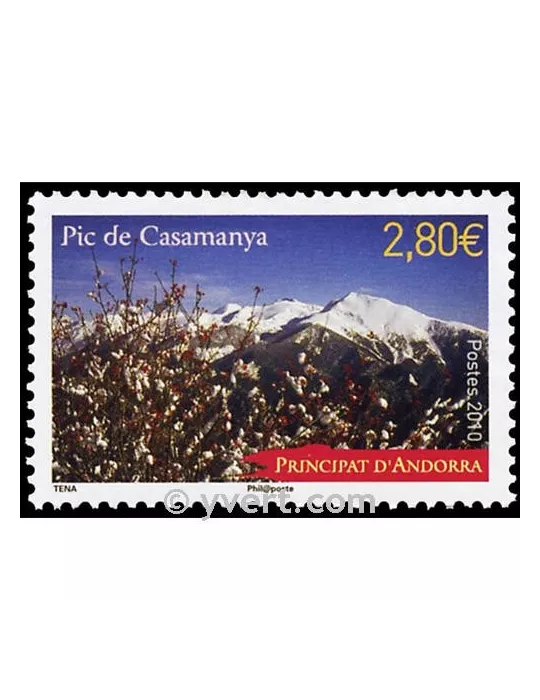 n° 689 - Timbre Andorre Poste