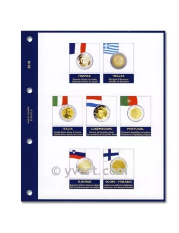 Recharges 2 EUROS commémoratifs 2010 - MARINI®