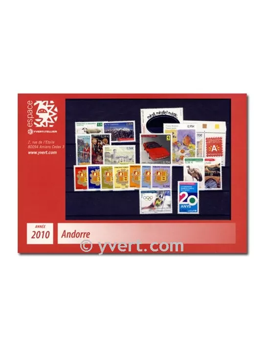 n° 681/703 - Timbre Andorre Année complète (2010)
