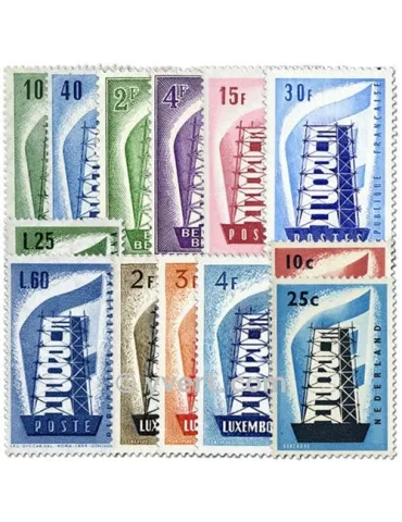 1956** - Année complète neuf EUROPA