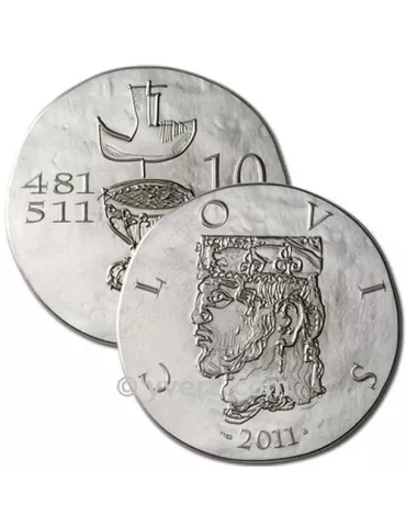 10 EUROS ARGENT - FRANCE - CLOVIS