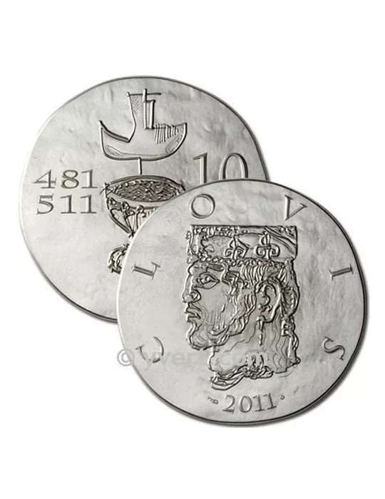 10 EUROS ARGENT - FRANCE - CLOVIS
