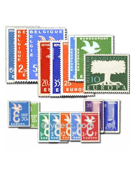 1958** - Année complète neuf EUROPA