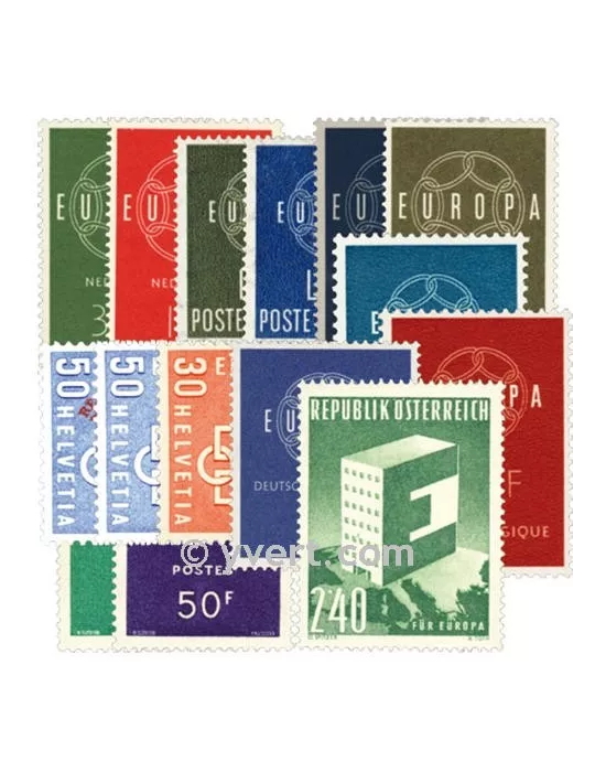 1959** - Année complète neuf EUROPA