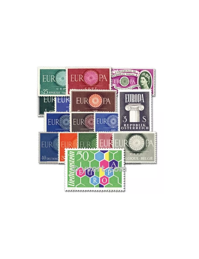 1960** - Année complète neuf EUROPA