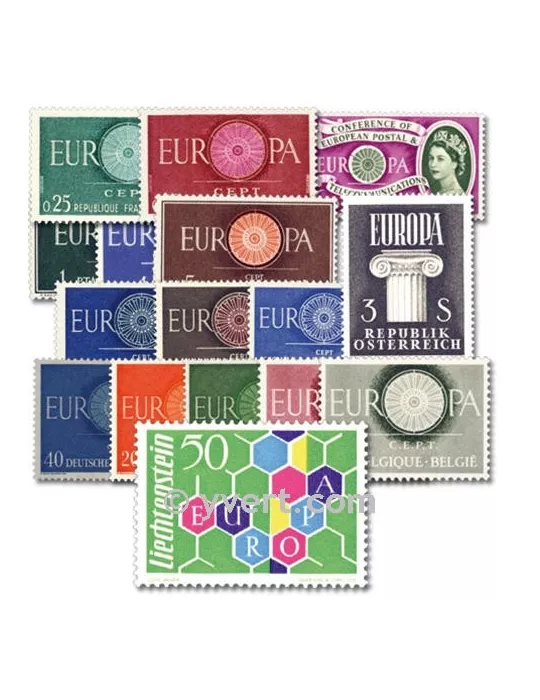 1960** - Année complète neuf EUROPA