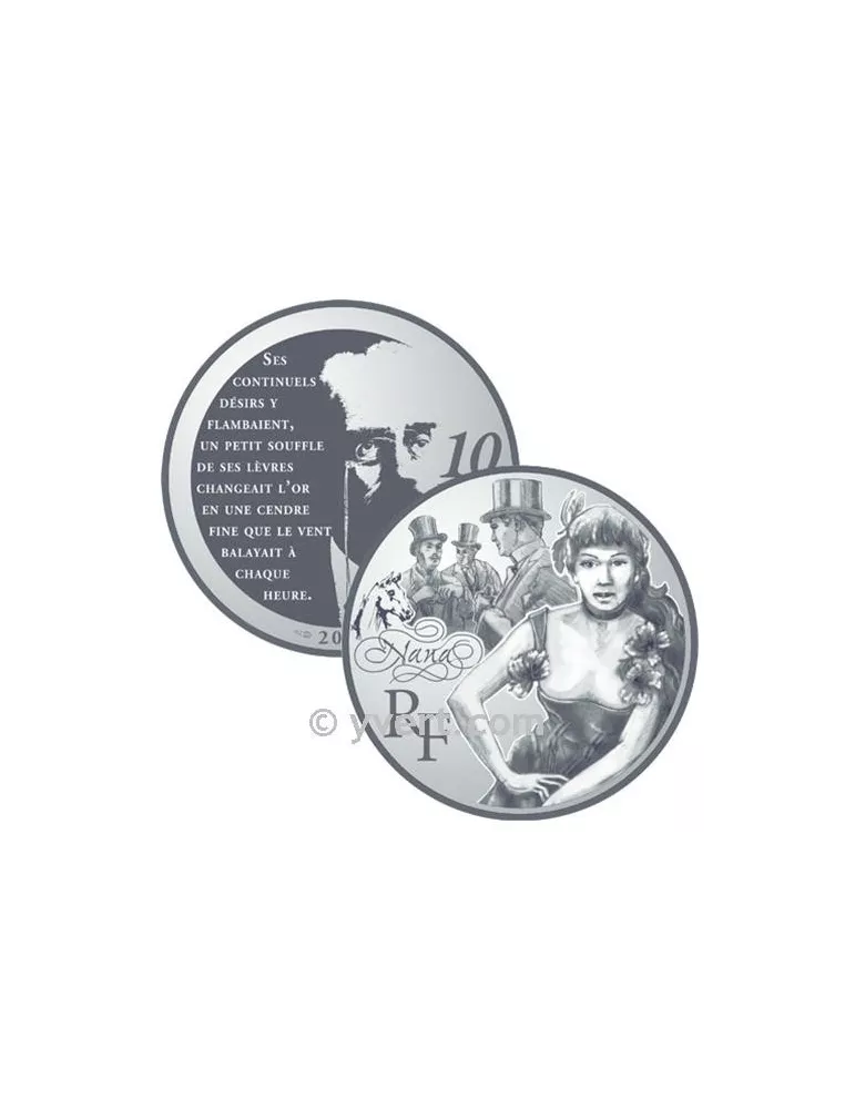 10 EUROS ARGENT - FRANCE - NANA