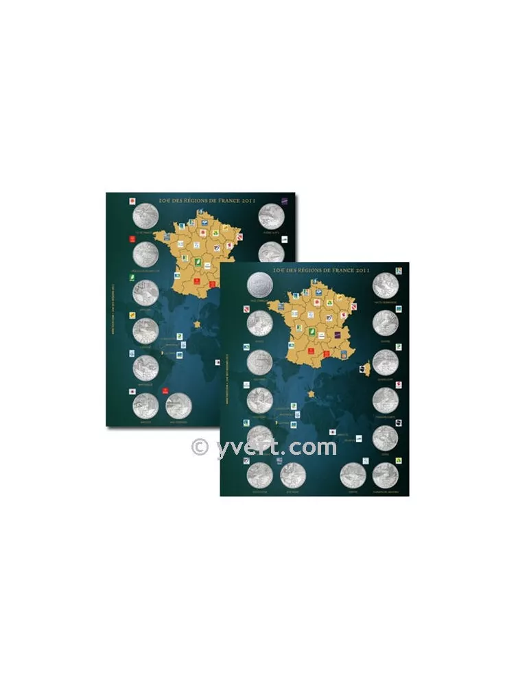 Recharges 10€ DES REGIONS - 2011