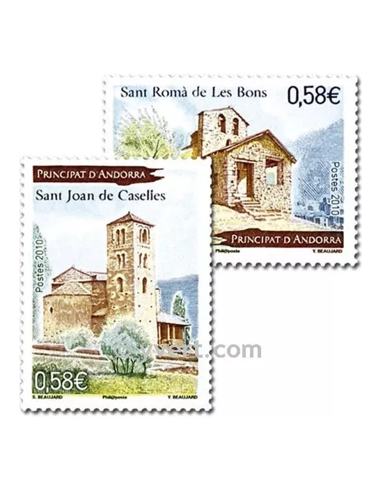 n° 699/700 - Timbre Andorre Poste