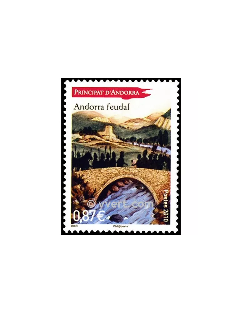 n° 702 - Timbre Andorre Poste