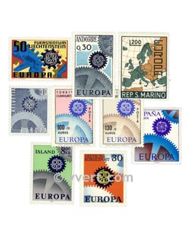 1967** - Année complète neuf EUROPA