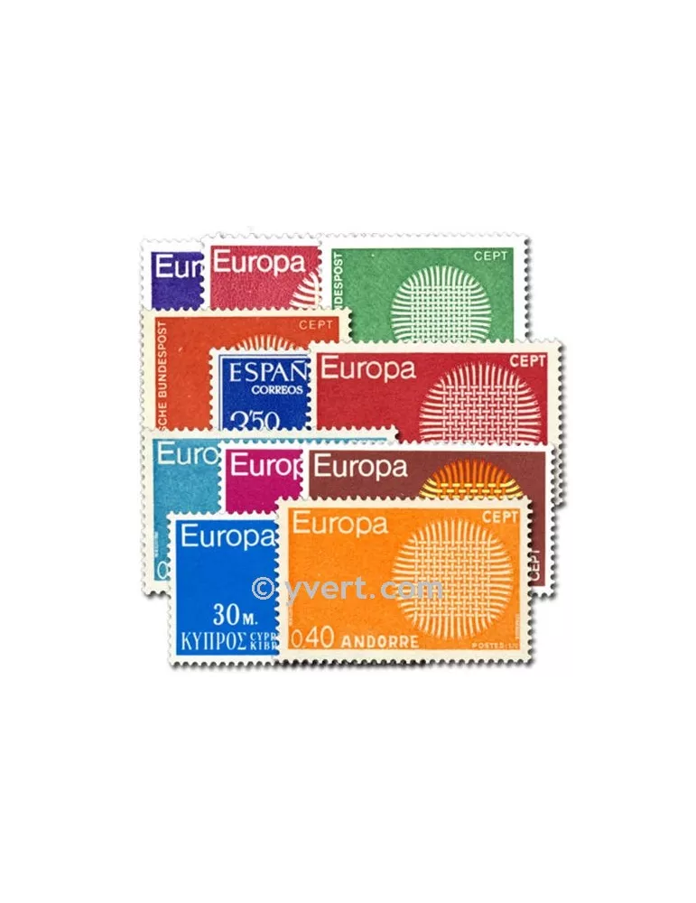 1970** - Année complète neuf EUROPA