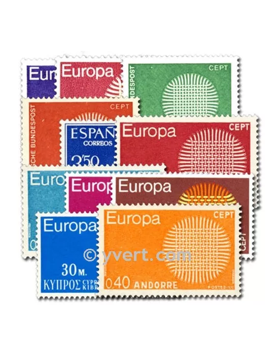 1970** - Année complète neuf EUROPA