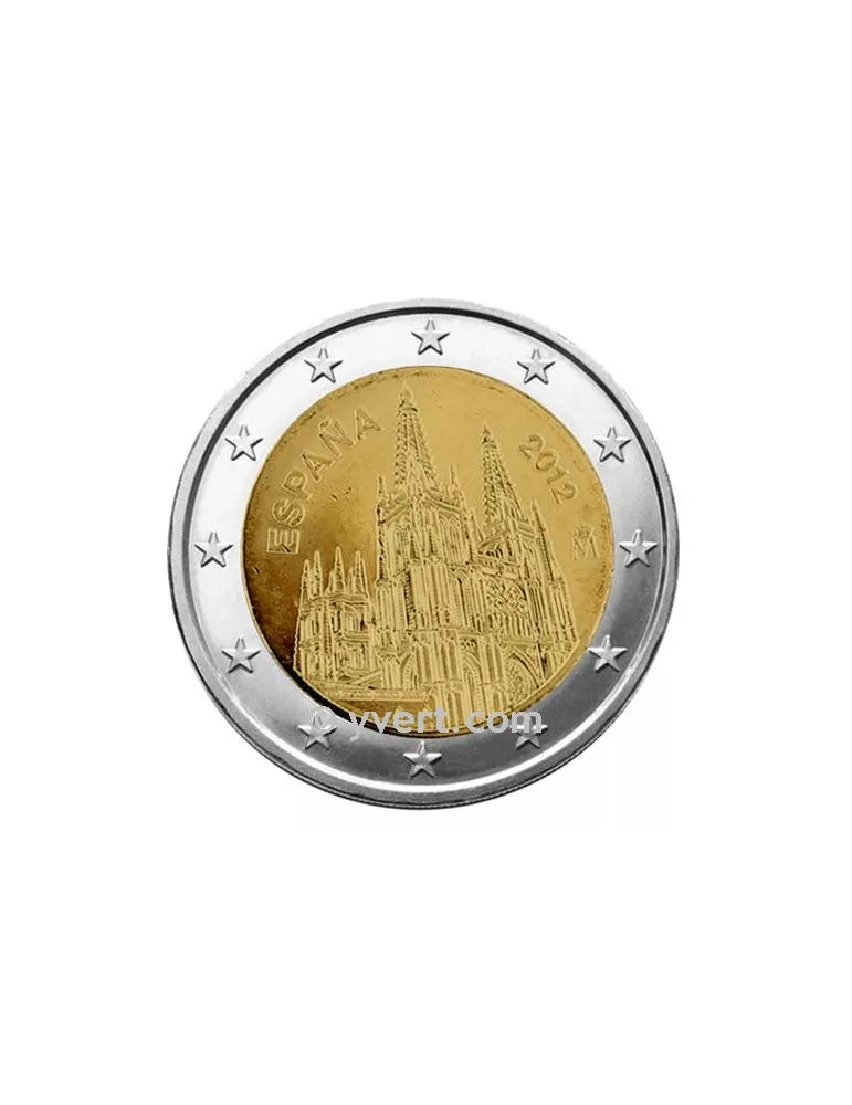 2 EURO COMMEMORATIVE 2012 : ESPAGNE (commémoration de la cathédrale de Burgos)