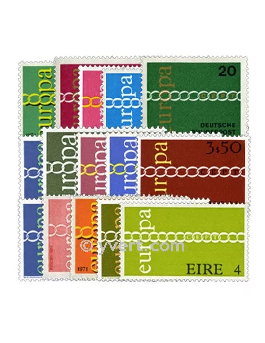 1971** - Année complète neuf EUROPA